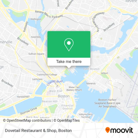 Dovetail Restaurant & Shop map