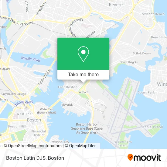 Boston Latin DJS map