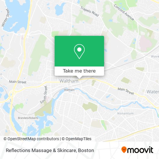 Mapa de Reflections Massage & Skincare