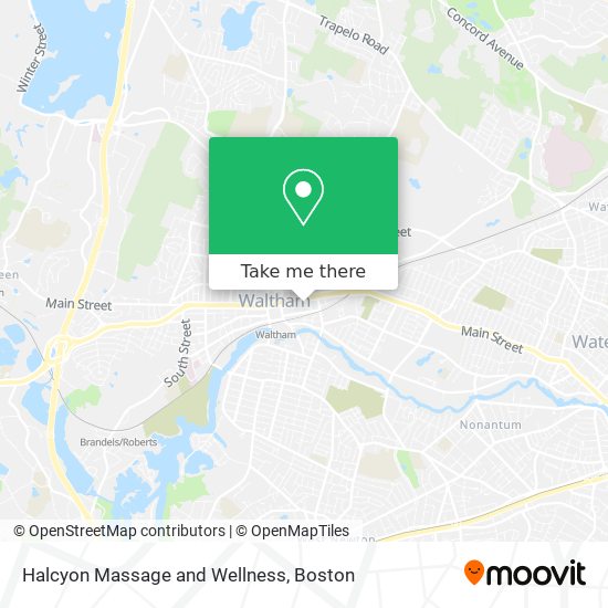 Halcyon Massage and Wellness map