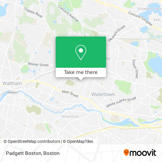 Padgett Boston map