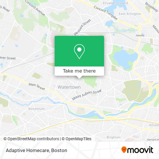 Adaptive Homecare map