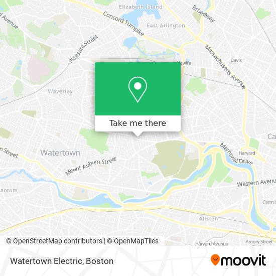 Mapa de Watertown Electric