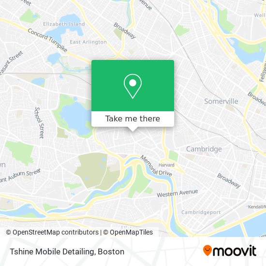 Tshine Mobile Detailing map