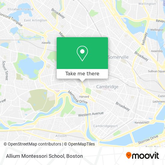 Allium Montessori School map