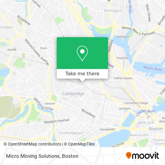 Micro Moving Solutions map