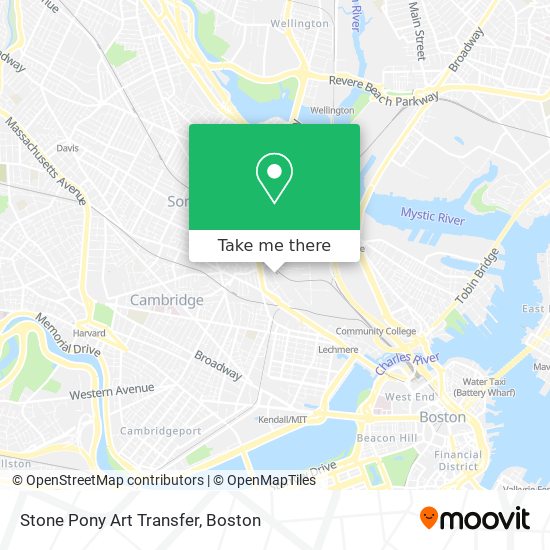 Stone Pony Art Transfer map