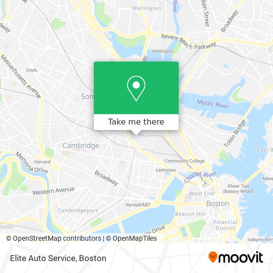 Mapa de Elite Auto Service