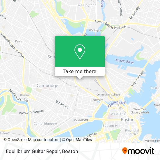 Equilibrium Guitar Repair map