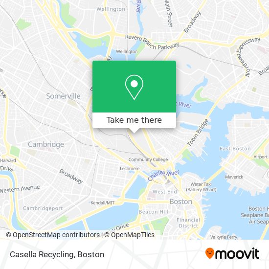 Casella Recycling map