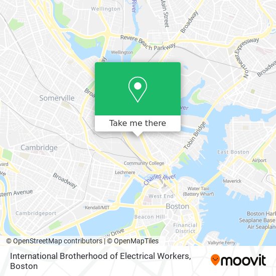 International Brotherhood of Electrical Workers map