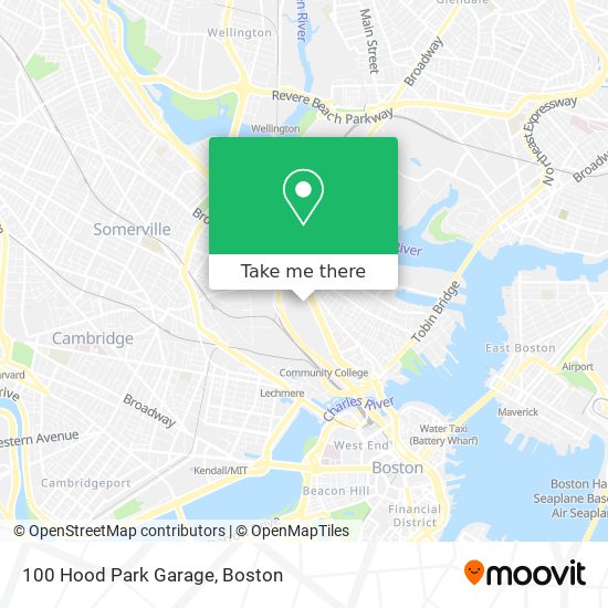 Mapa de 100 Hood Park Garage