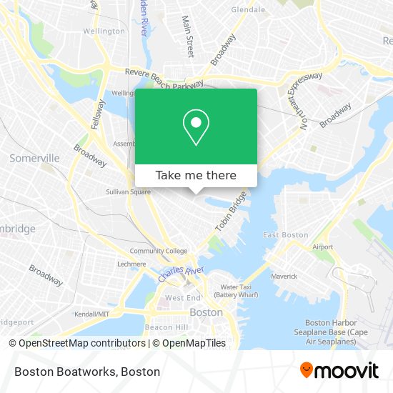 Mapa de Boston Boatworks