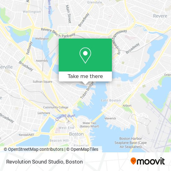 Revolution Sound Studio map