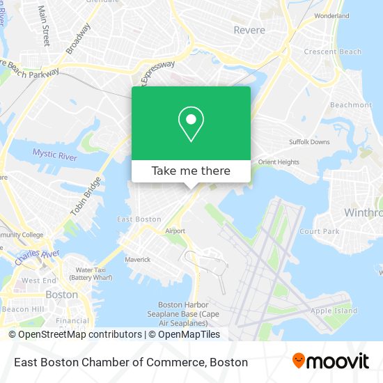 Mapa de East Boston Chamber of Commerce