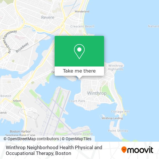 Winthrop Neighborhood Health Physical and Occupational Therapy map