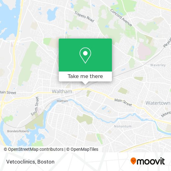 Vetcoclinics map