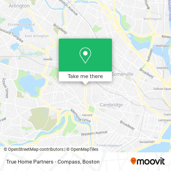 Mapa de True Home Partners - Compass