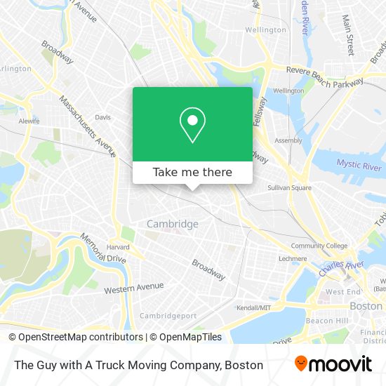 Mapa de The Guy with A Truck Moving Company