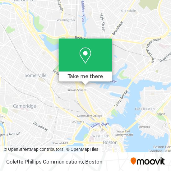 Mapa de Colette Phillips Communications