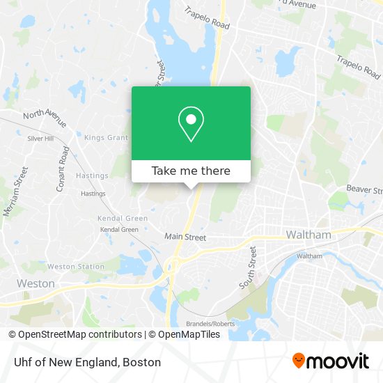 Uhf of New England map