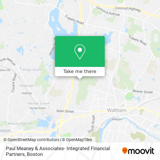 Paul Meaney & Associates- Integrated Financial Partners map