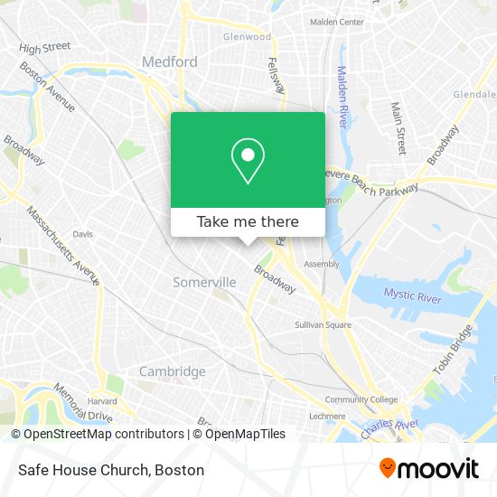 Safe House Church map