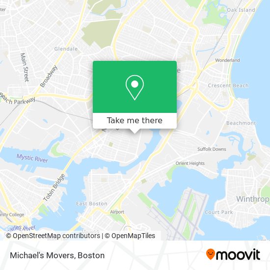 Michael's Movers map