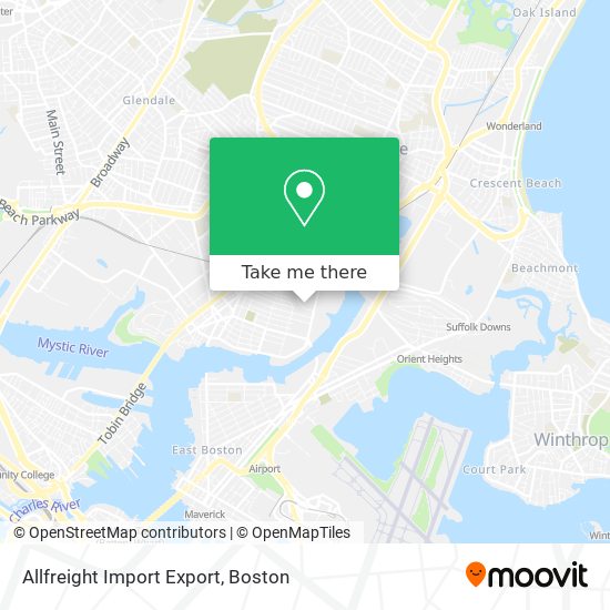 Allfreight Import Export map