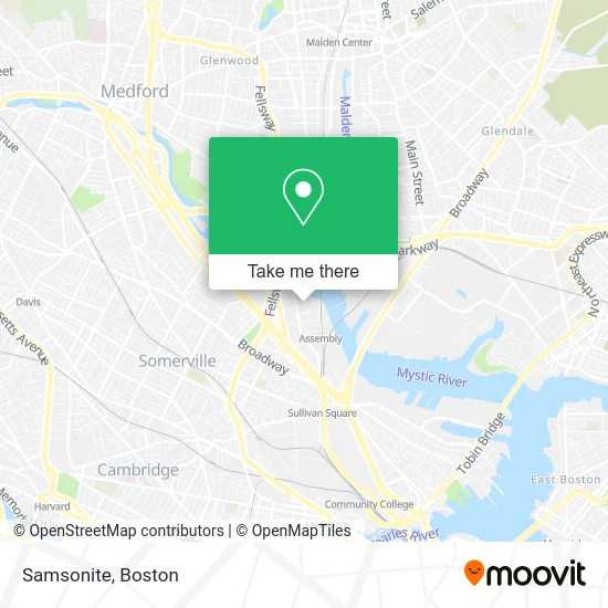Samsonite map