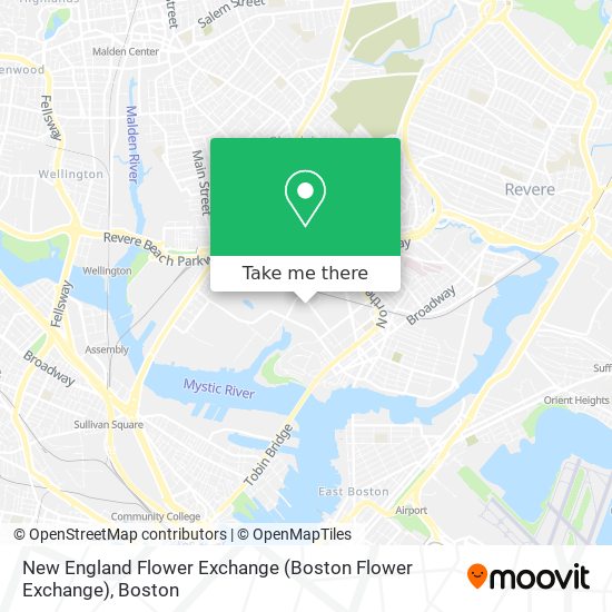 New England Flower Exchange (Boston Flower Exchange) map