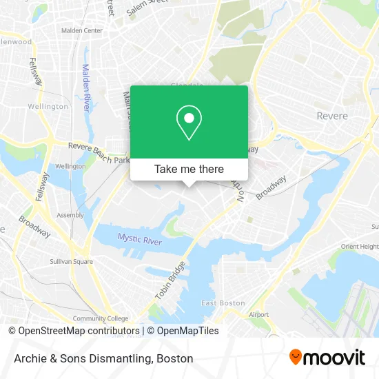 Archie & Sons Dismantling map