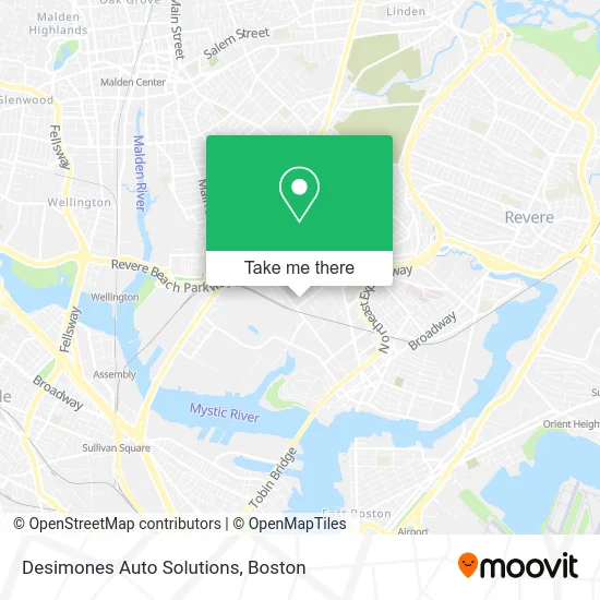 Desimones Auto Solutions map