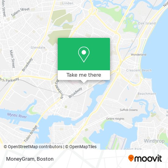 MoneyGram map