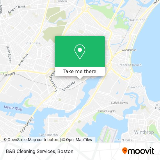 B&B Cleaning Services map