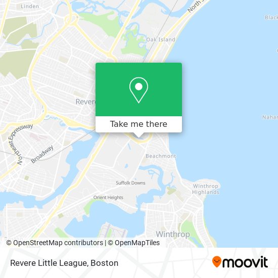 Revere Little League map