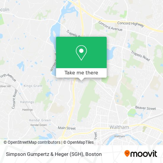 Simpson Gumpertz & Heger (SGH) map