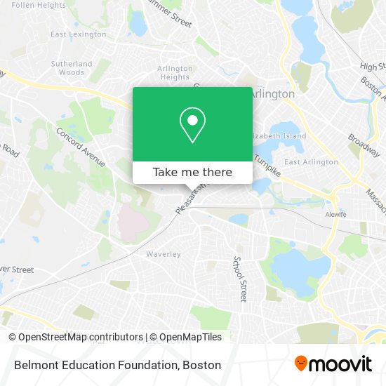 Mapa de Belmont Education Foundation