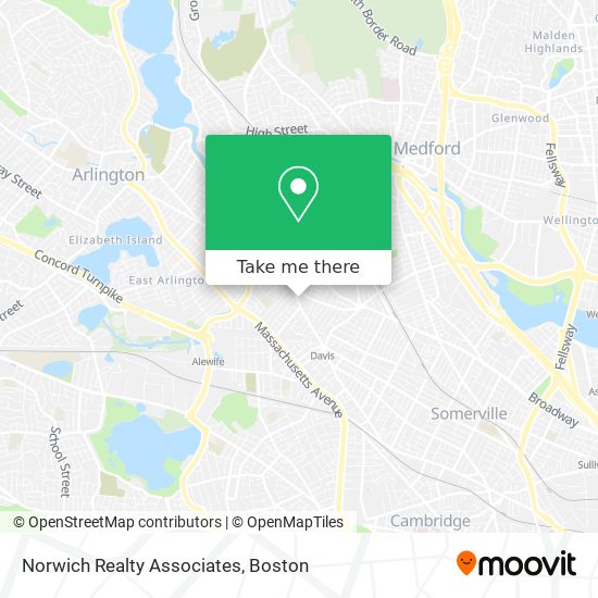 Norwich Realty Associates map