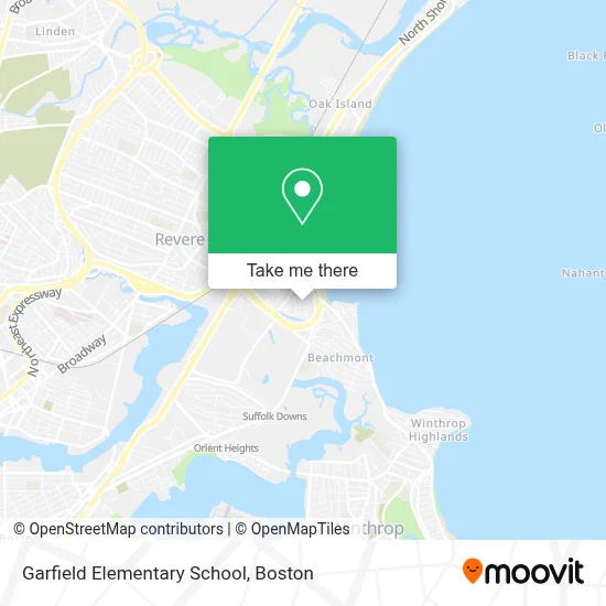 Garfield Elementary School map