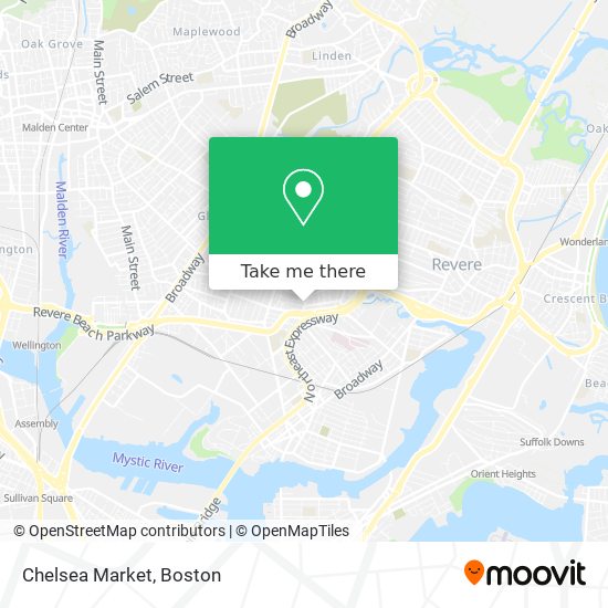 Mapa de Chelsea Market