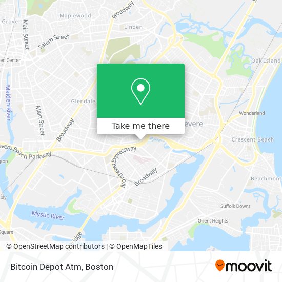 Mapa de Bitcoin Depot Atm