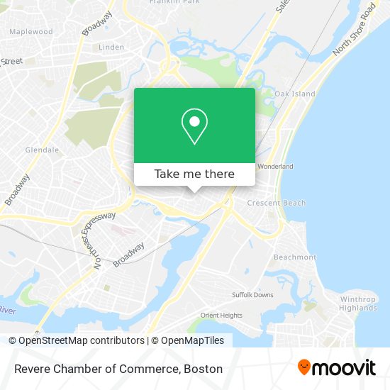 Mapa de Revere Chamber of Commerce