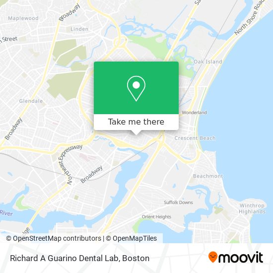 Mapa de Richard A Guarino Dental Lab