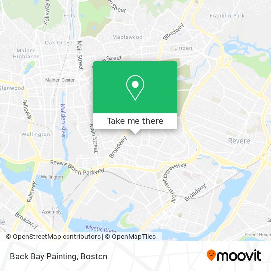 Back Bay Painting map