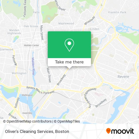 Oliver's Cleaning Services map