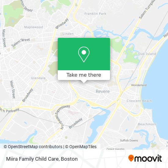 Mapa de Miira Family Child Care