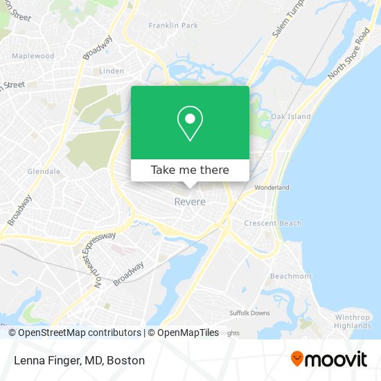 Lenna Finger, MD map