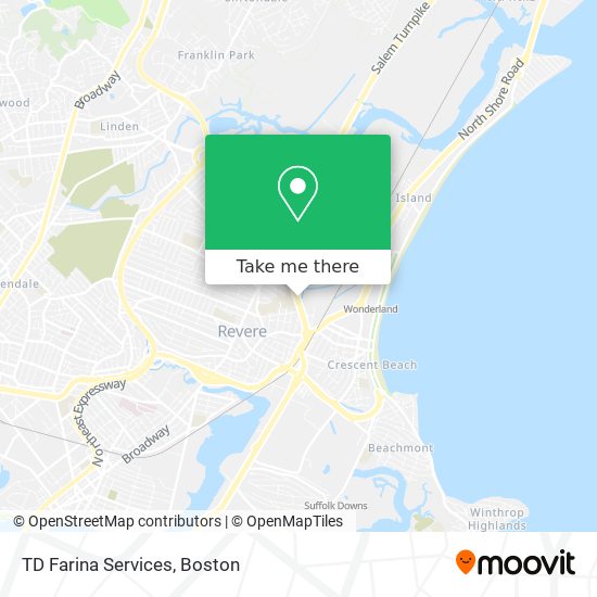 TD Farina Services map