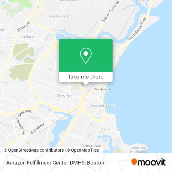 Mapa de Amazon Fulfillment Center-DMH9